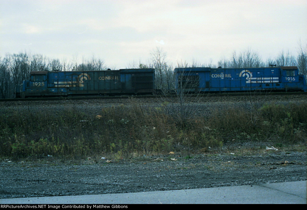 Conrail power at Dewitt yard